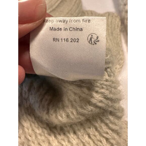 Zadig & Voltaire “Mark Deluxe C” Taupe 100% Cashmere Sweater Size S QuietLuxury - Picture 7 of 8